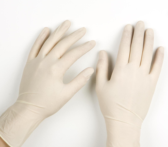 Latex Non Powdered Gloves